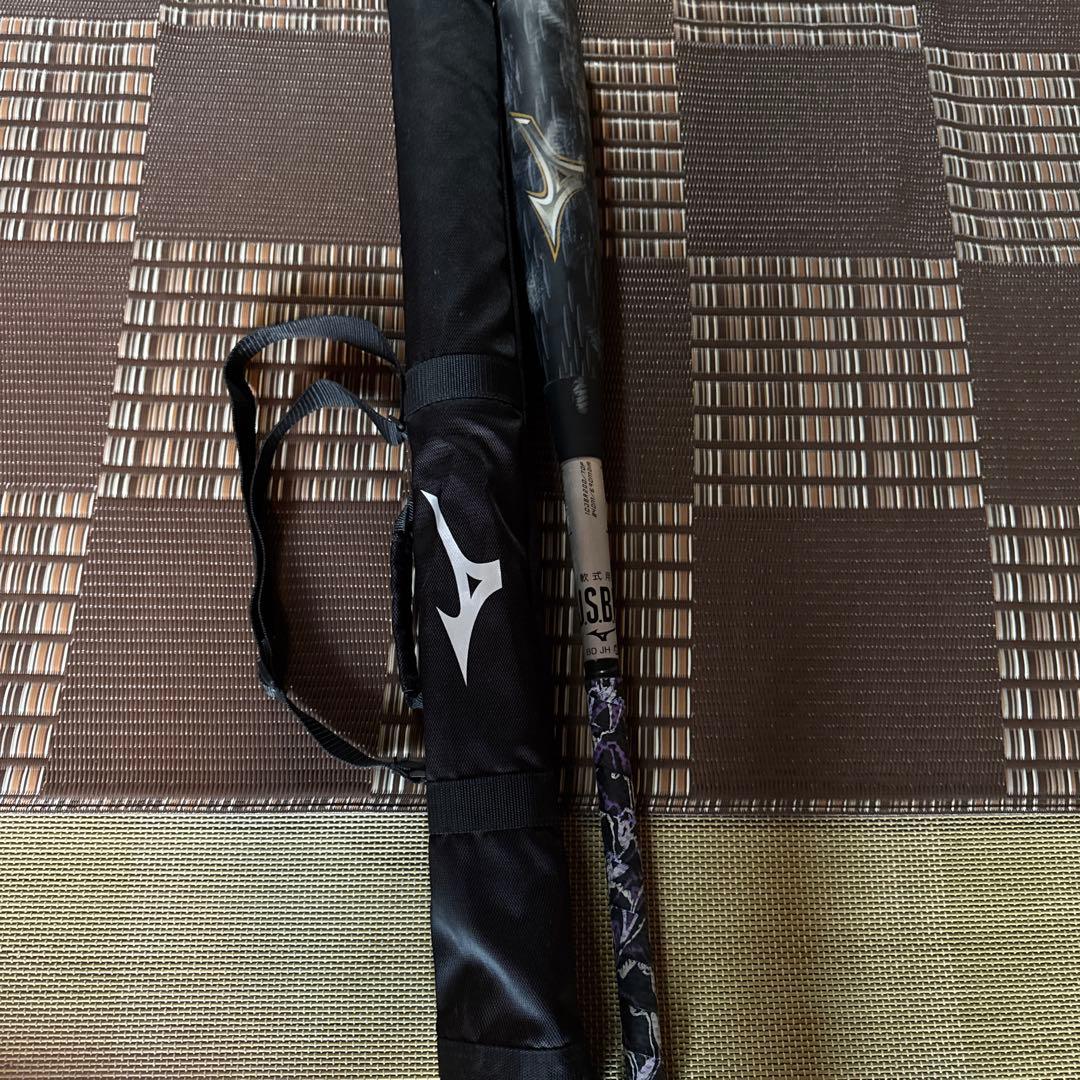 ミズノレガシーメタル軟式バット バットケース付き