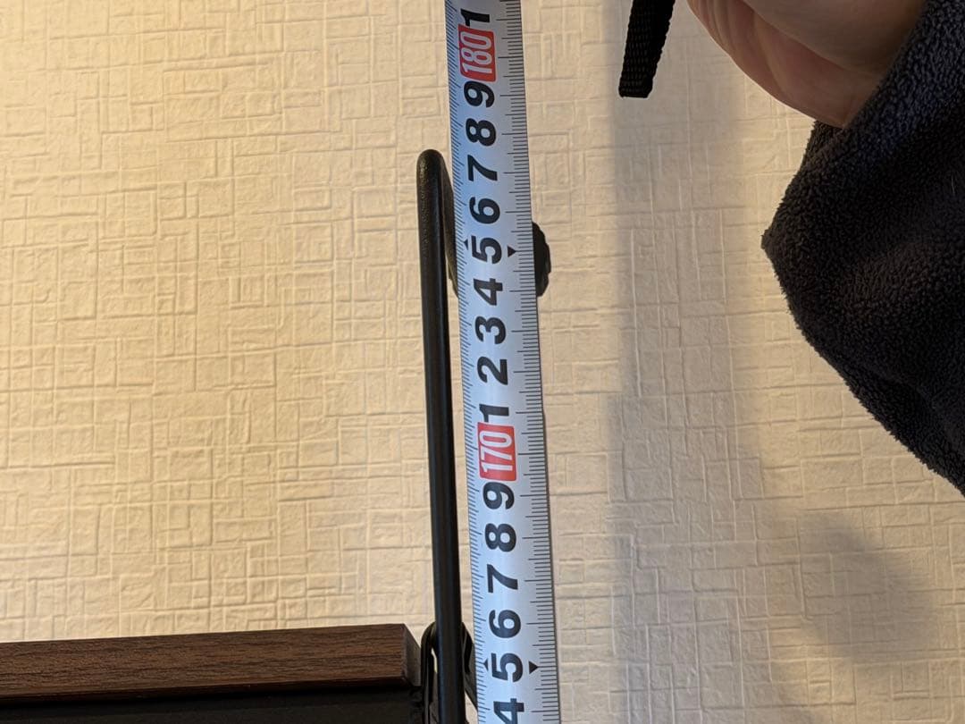 ニトリ 突っ張り壁面収納Nポルダ スリムタイプ (幅60cm ミドルブラウン)