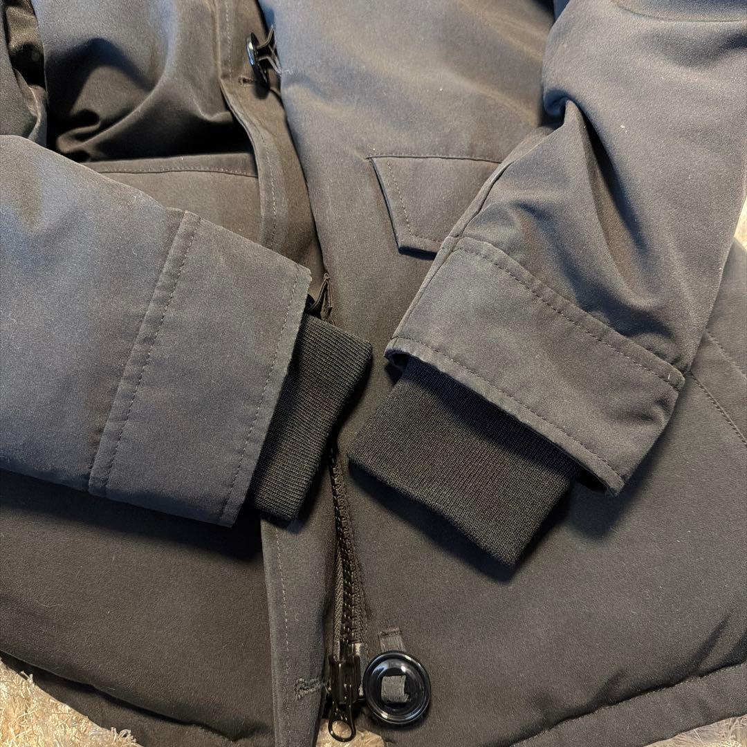 う*ー様 カナダグース RIDEAU PARKAブラックレーベル Mブラック38