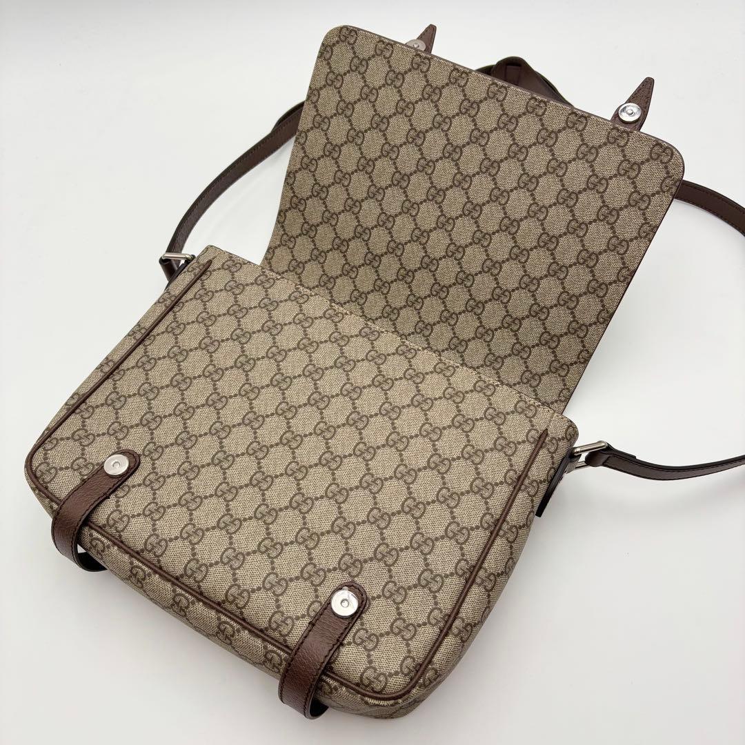 新品未使用 GUCCI グッチ GGスプリーム ショルダーバッグ PVC