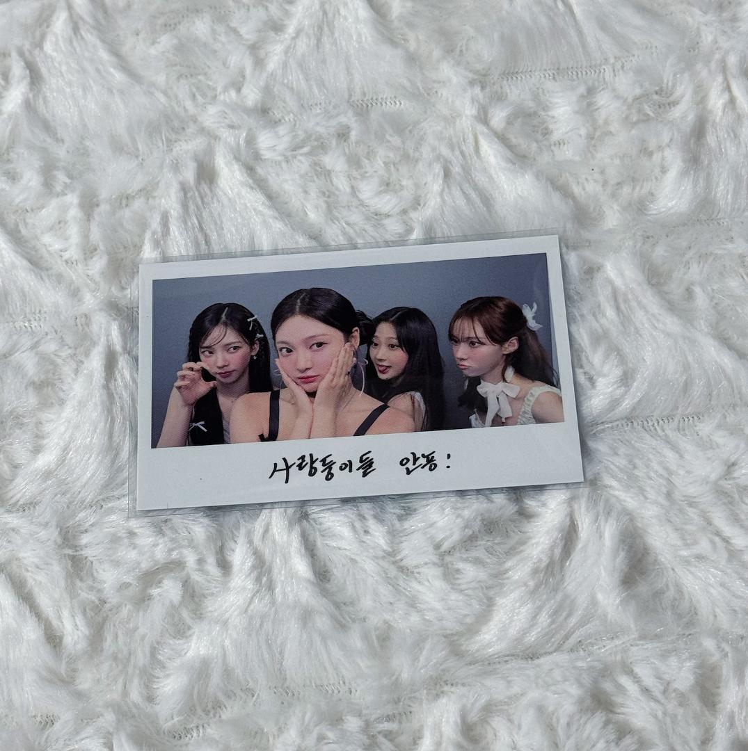 【公式】aespa ningning Ver. potd ポラロイド トレカ