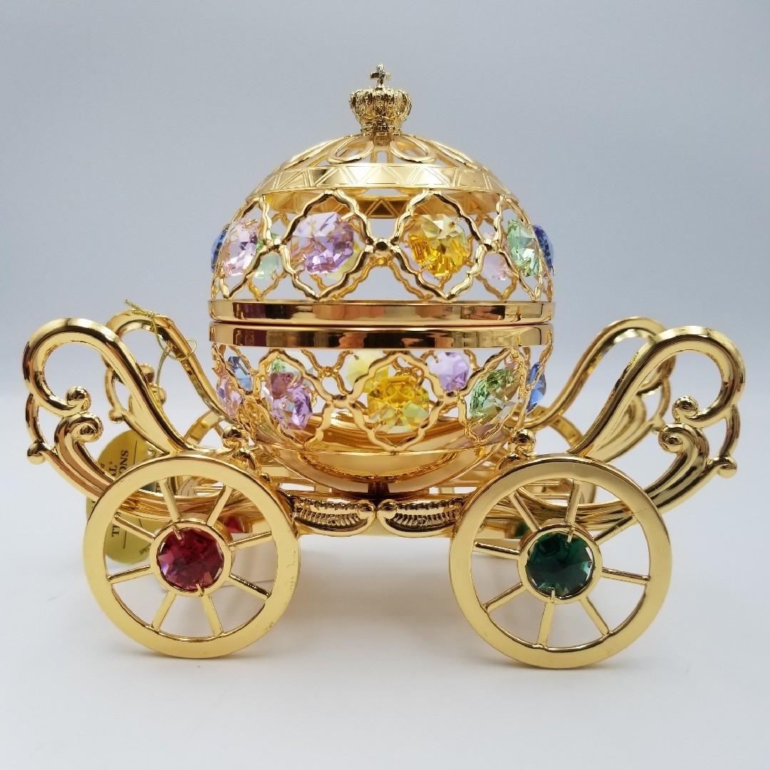 新品未使用 SWAROVSKI スワロフスキー スペクトラ 馬車小物入れ