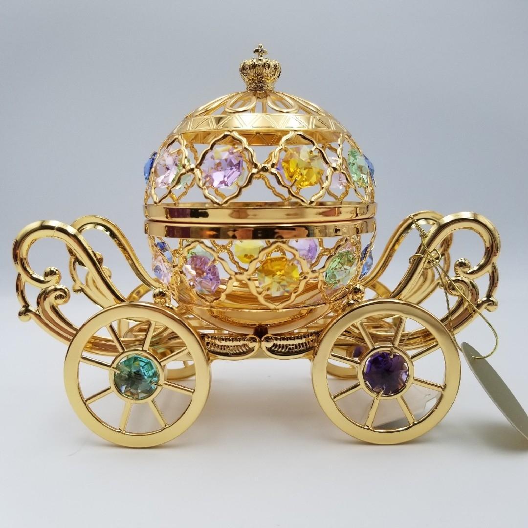 新品未使用 SWAROVSKI スワロフスキー スペクトラ 馬車小物入れ