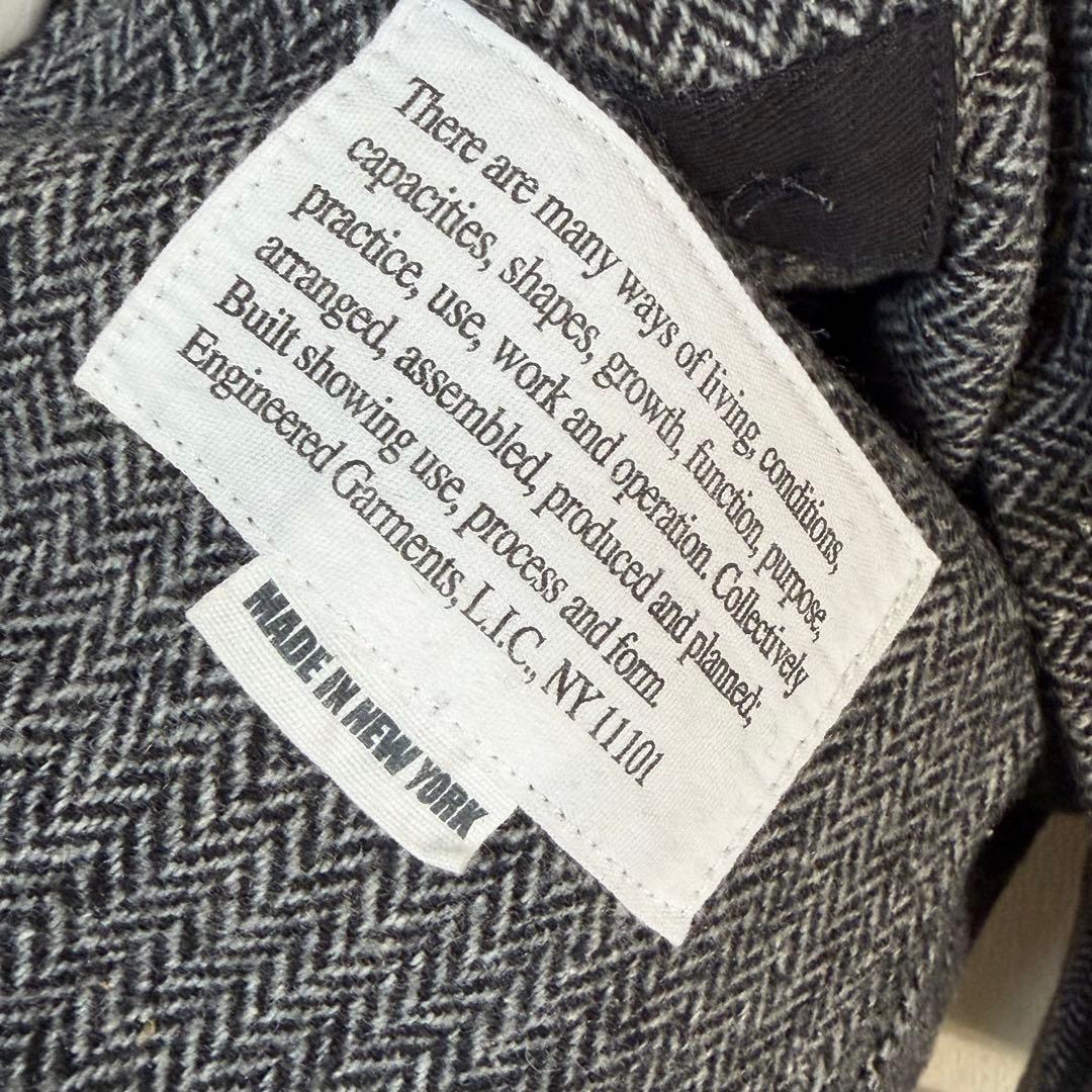 N-790 エンジニアードガーメンツ　ヘリンボーンジャケット　S usa製