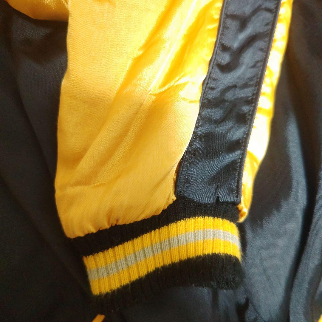 つ*し様 人気モデル クロップドヘッズ スカジャン 加藤清正 イエロー XL