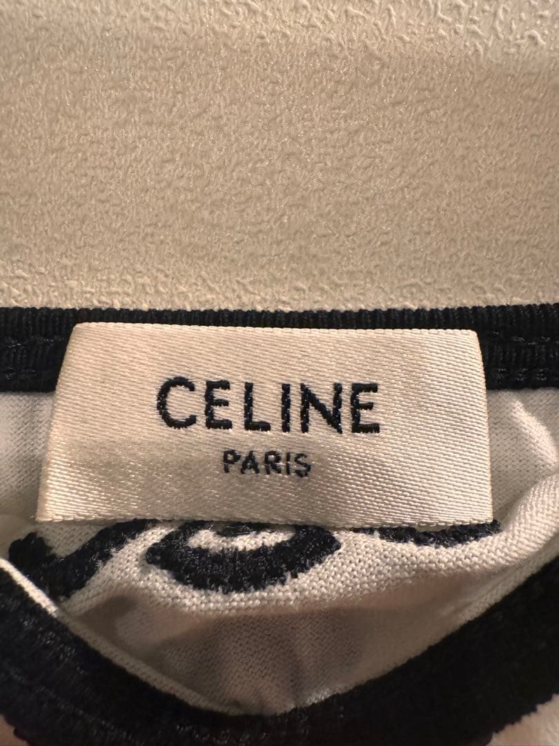 CELINE ホワイト キャミソール