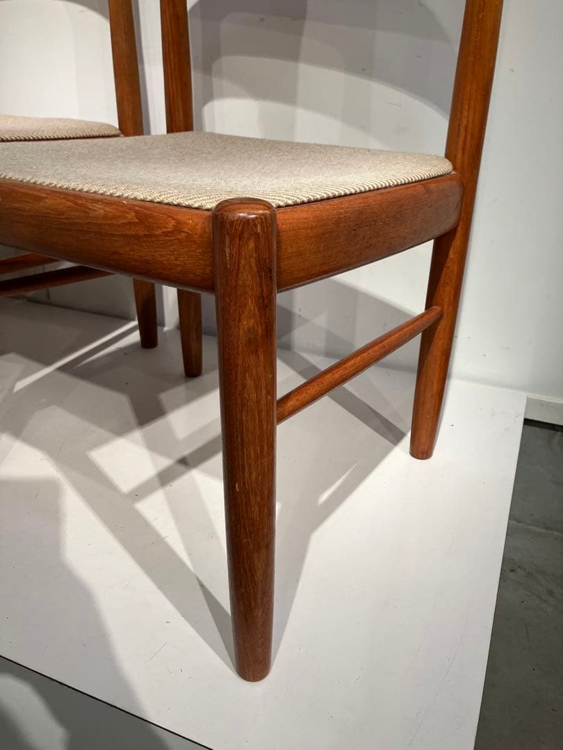 北欧、ヴィンテージチェア2脚セット、アクタス、北欧デザイン、レトロ、ウェグナー