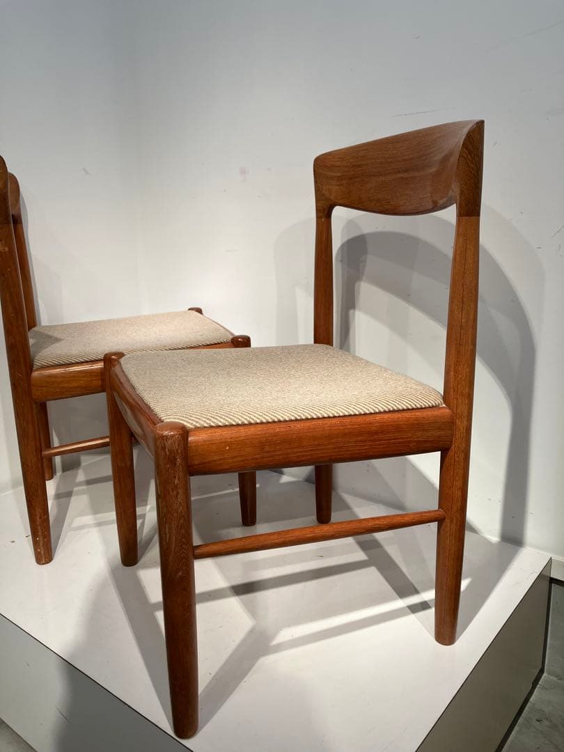 北欧、ヴィンテージチェア2脚セット、アクタス、北欧デザイン、レトロ、ウェグナー