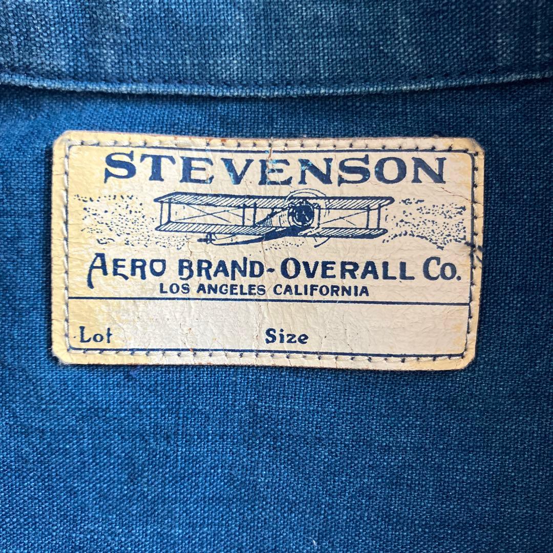 スティーブンソンオーバーオール デニムシャツ