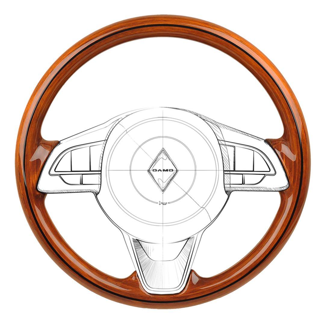 DAMD ウッドステアリング JC74 JB74 JB64 ジムニー Jimny