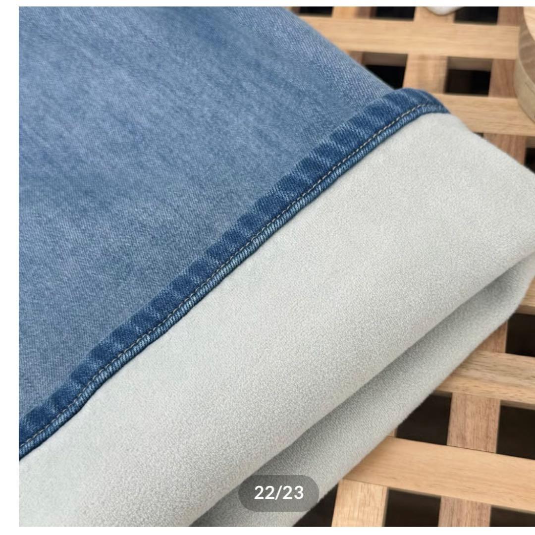 BLATE 裏起毛ワイドデニム　新品タグ付き