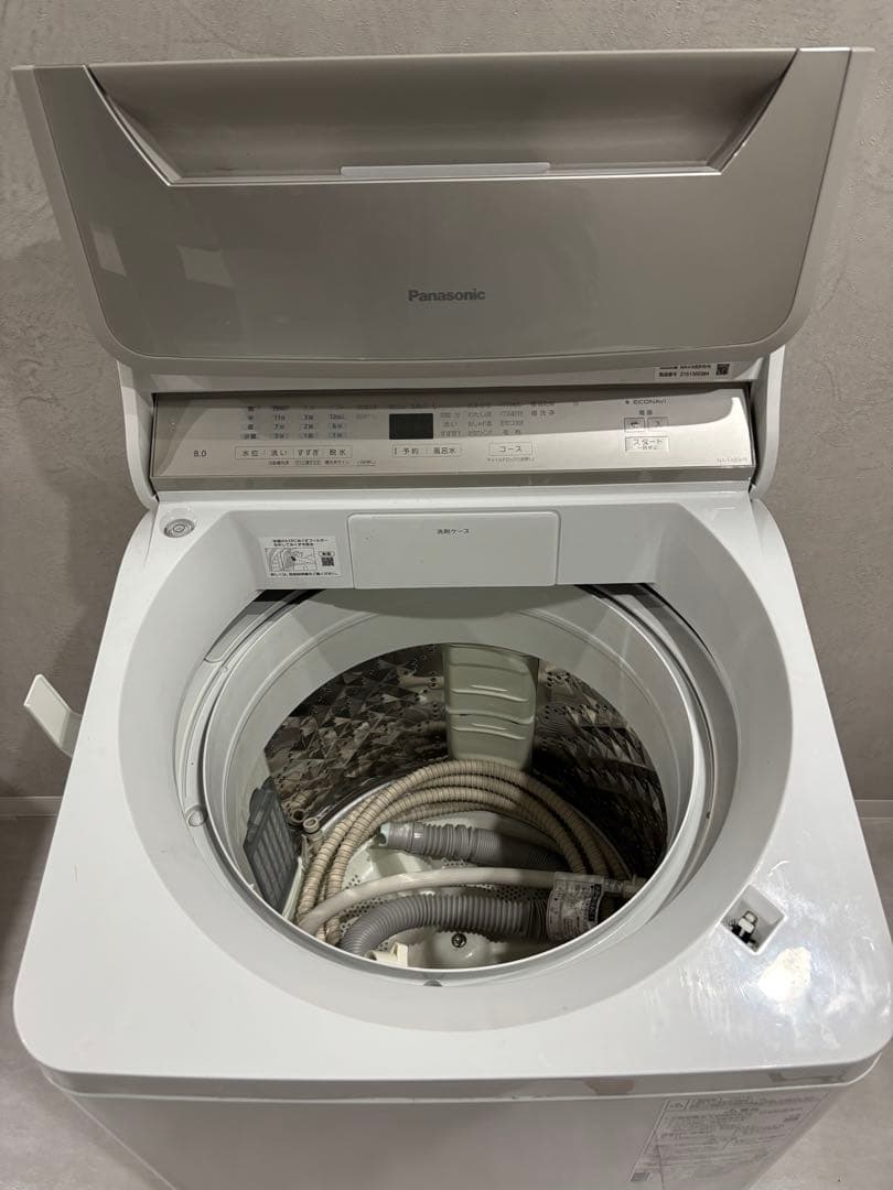 Panasonic 洗濯機 縦型洗濯機　8kg NA-FA80H9 21年製