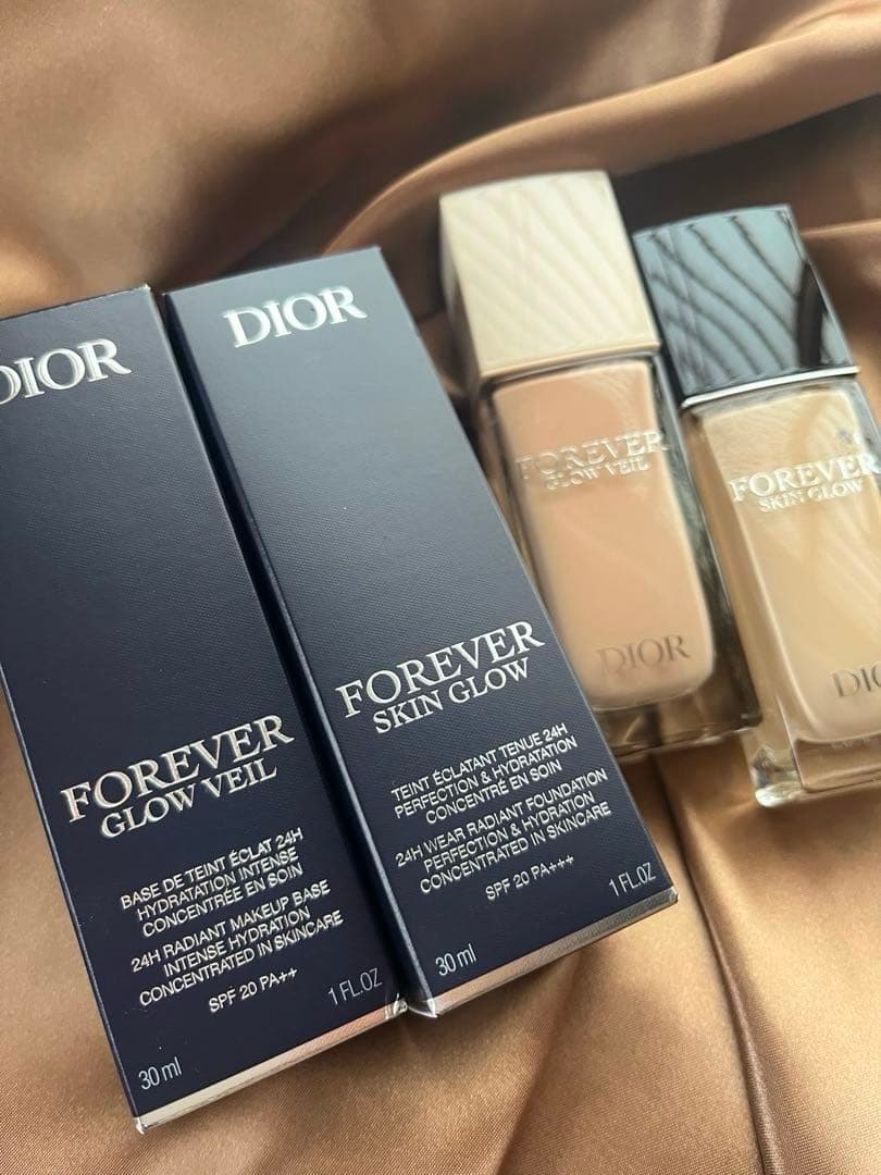 【新品】Diorスキンフォエヴァーグロウ0N & グロウヴェールのセット