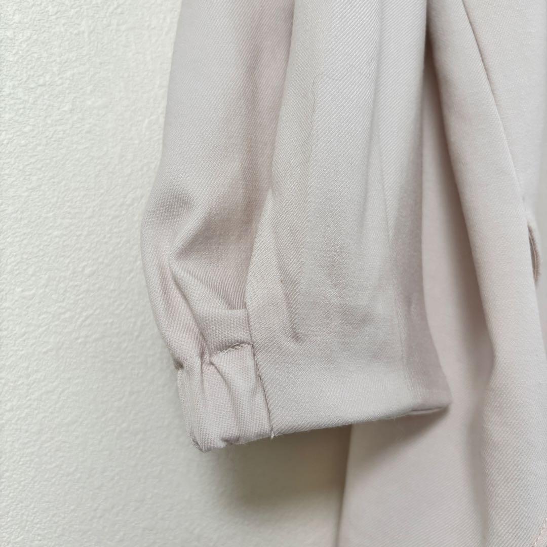 セオリーリュクス　ウールセーラーブラウス　長袖ブラウス　アイボリー　サイズ38