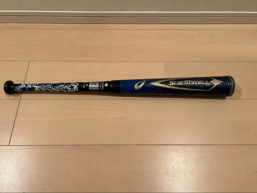 【キムモー様】アシックス スターシャイン2nd 軟式少年用 バットブルー