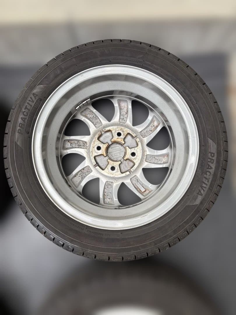 オススメ‼️スズキ純正14インチ 4.5J 23年165/55R14 4本セット⛰️