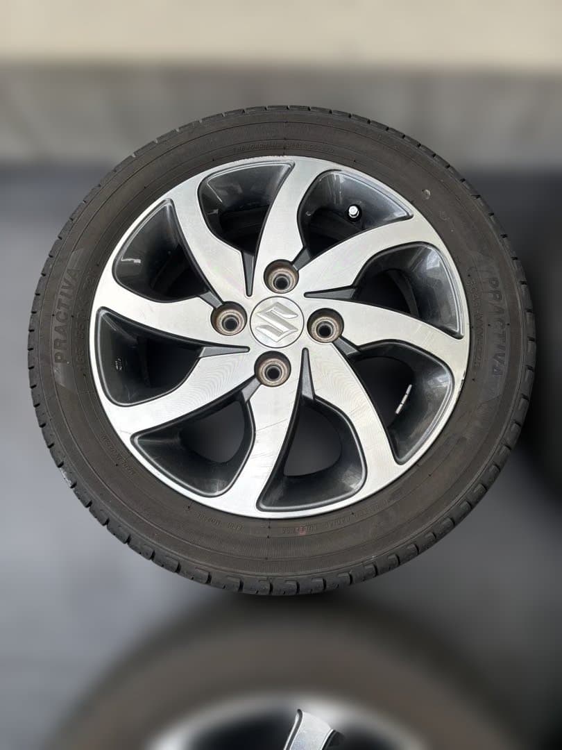 オススメ‼️スズキ純正14インチ 4.5J 23年165/55R14 4本セット⛰️