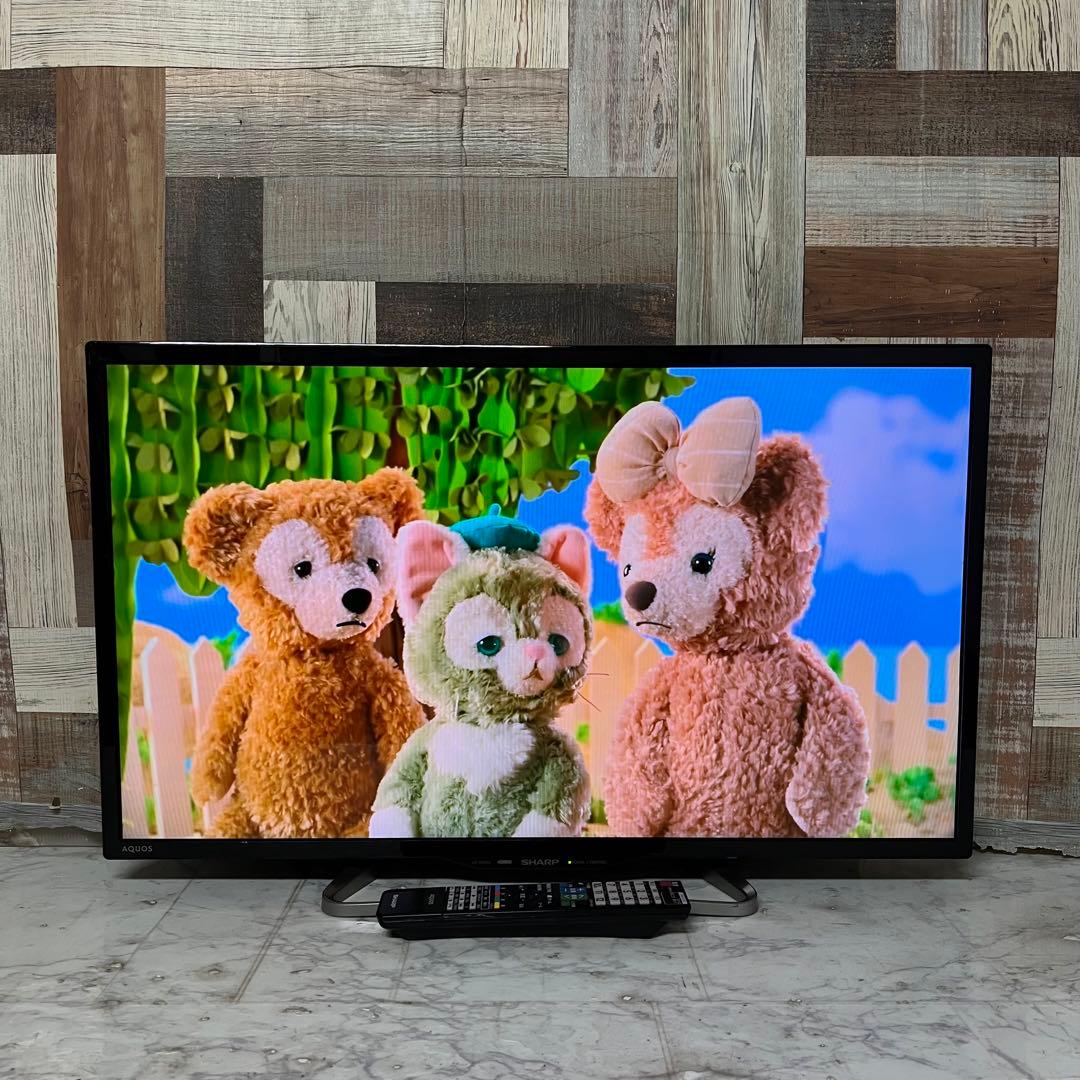 即日受渡❣️全国送料込SHARP32型テレビYouTube、U-NEXTリモコン付