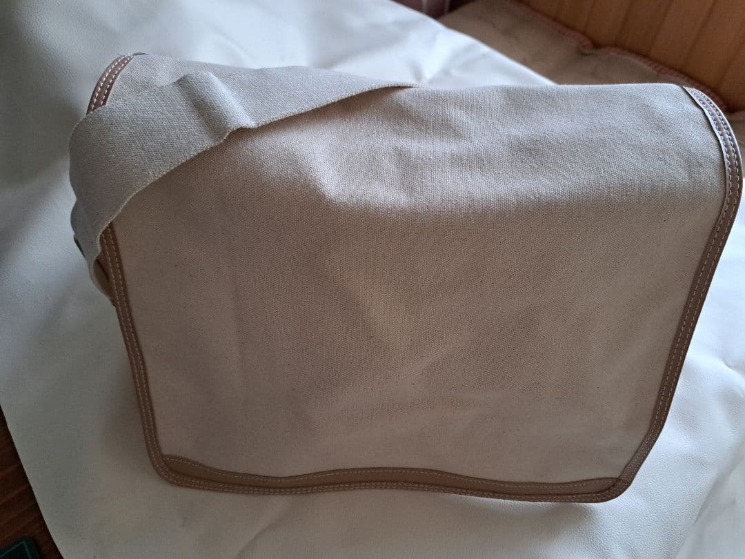 肩掛けカバン　帆布製　デッドストック品　中学生　学生カバン　昭和レトロ　当時物