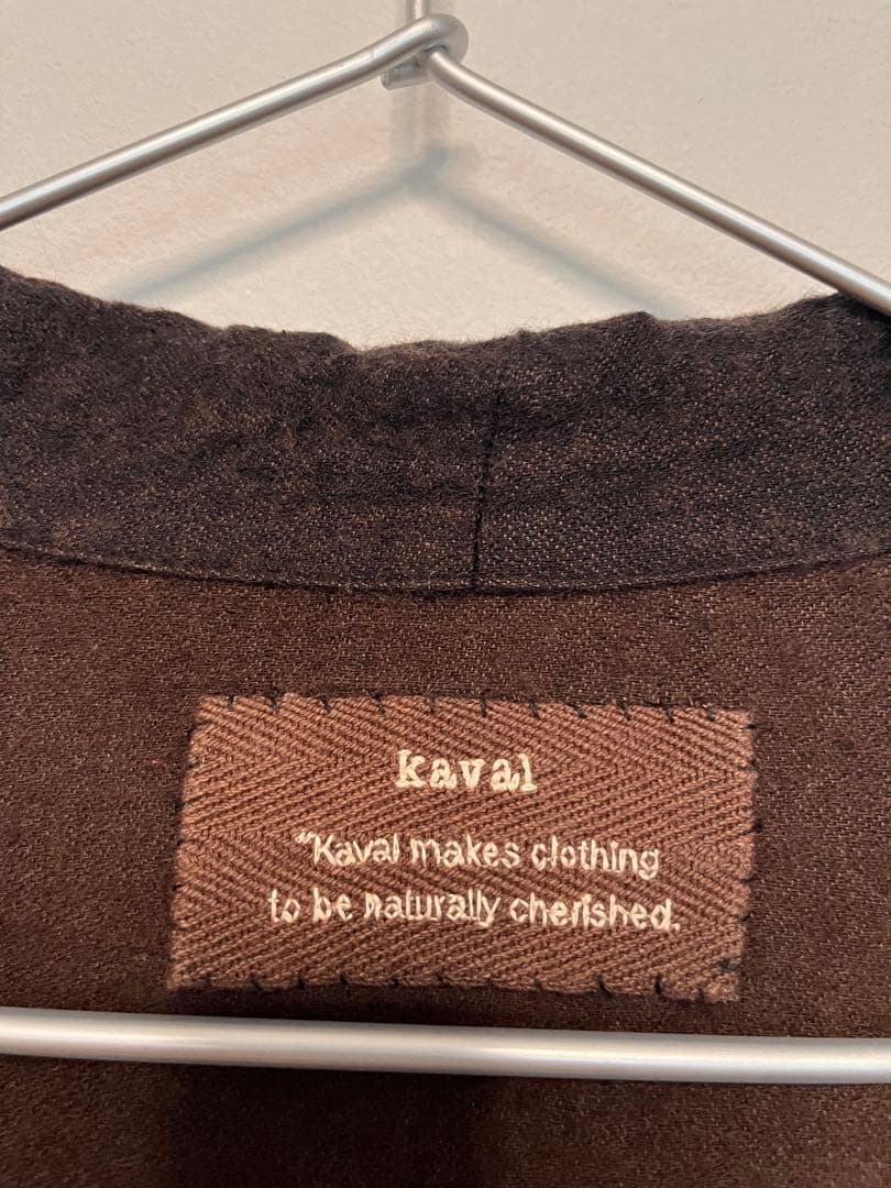 kaval ガウンコート　レディース　ガウン　羽織　茶