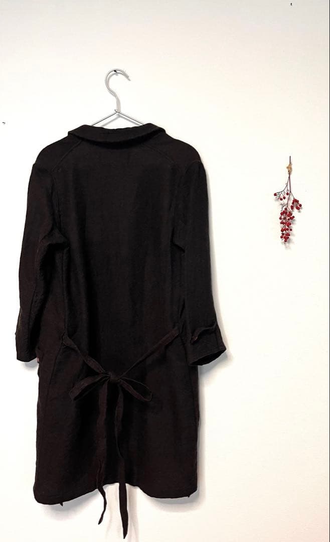 kaval ガウンコート　レディース　ガウン　羽織　茶