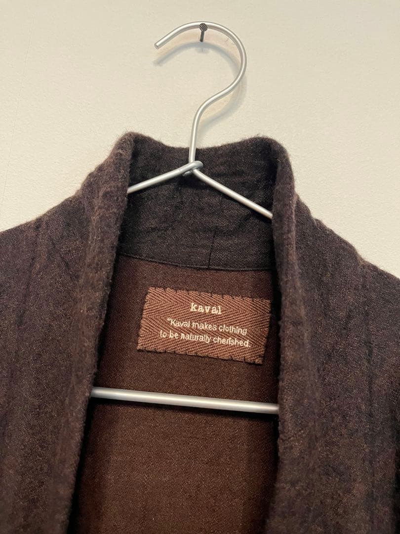 kaval ガウンコート　レディース　ガウン　羽織　茶