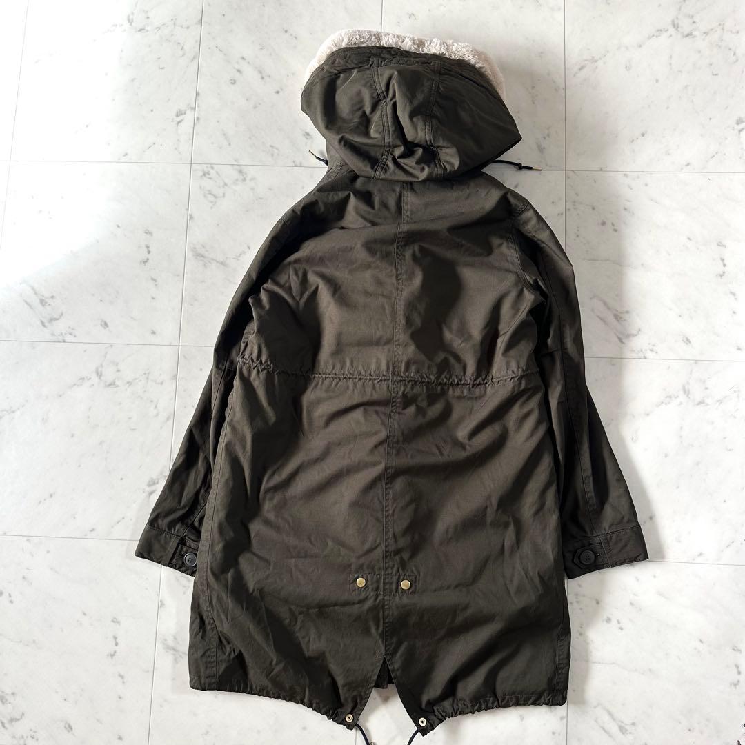 極美品＊定価4.7万 イエナ 3wayファーベストライナー付モッズコート カーキ