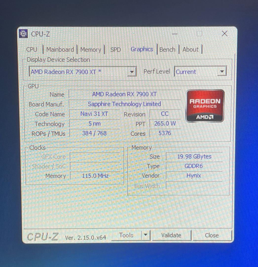 【美品、動作品】AMD Radeon RX 7900 XT