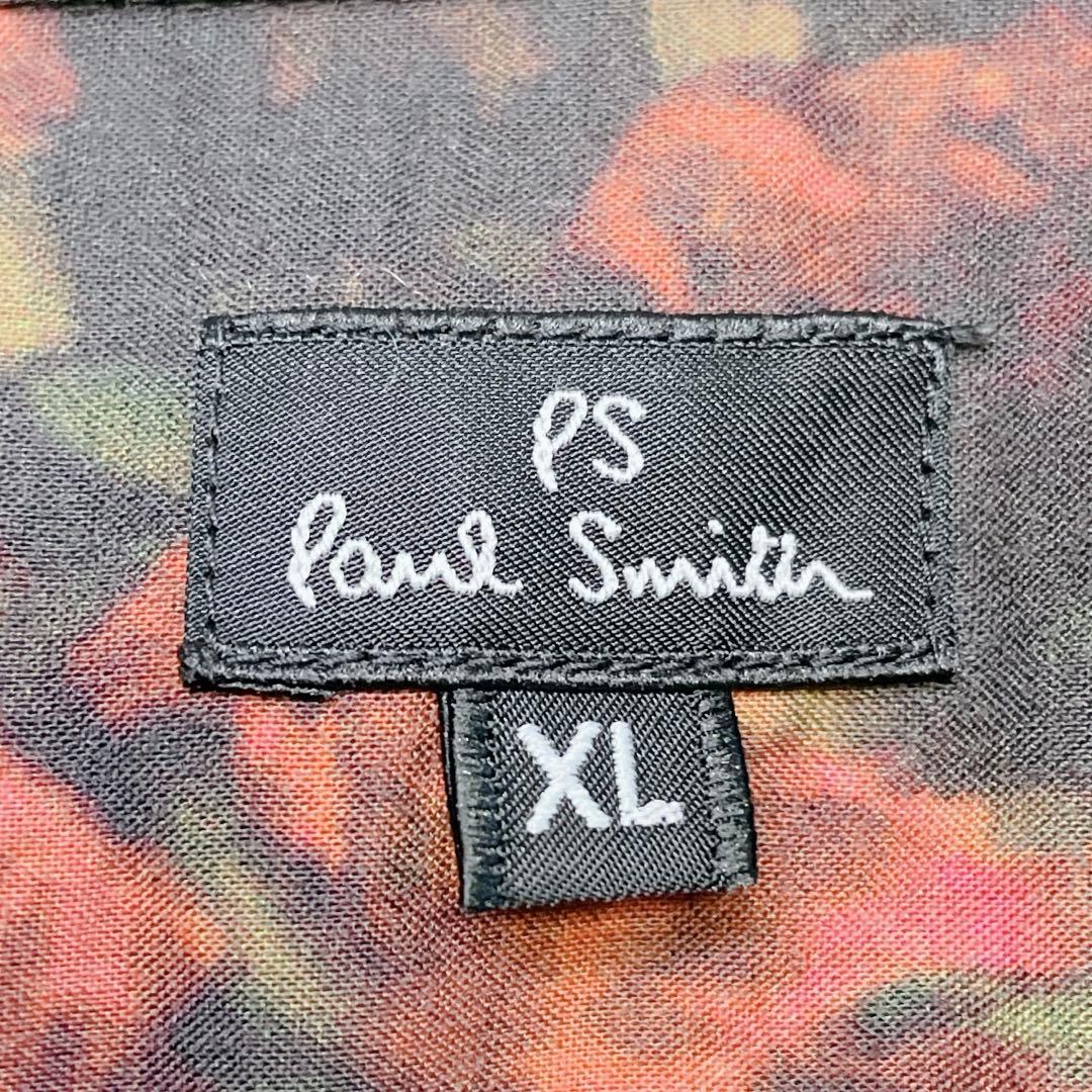 ポールスミス PS Paul Smith ボタニカル柄 シャツ XL 花柄 総柄