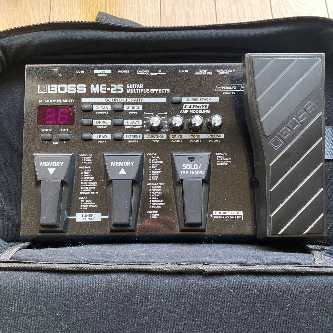 BOSS ME-25 ギターマルチエフェクター　ソフトケース付き