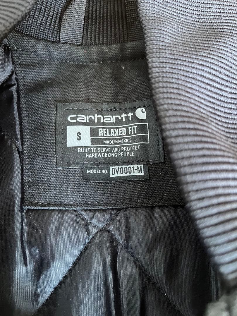 【美品】Carhartt V01 ダックベスト 黒 S メキシコ製