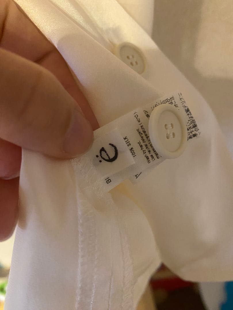 ⭐︎お値下げ⭐︎新品未使用　yo BIOTOP silk shirt white