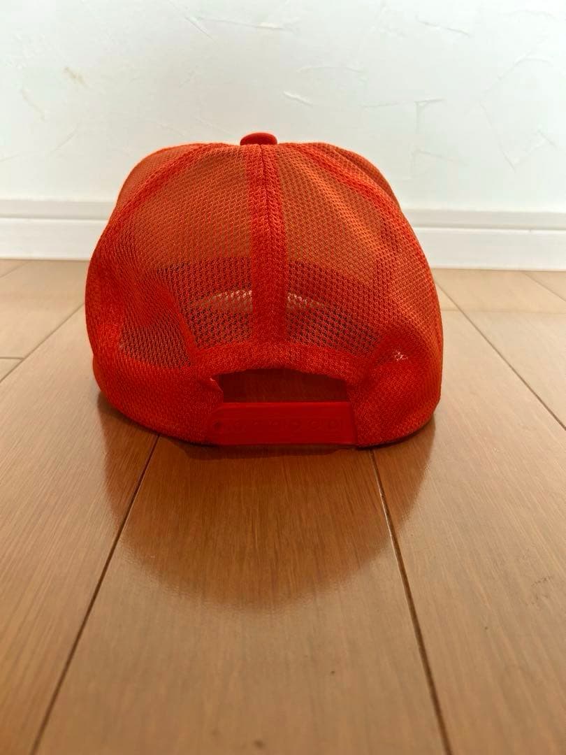 つ*こ様 ヒステリックグラマー ラインストーンメッシュキャップ オレンジ