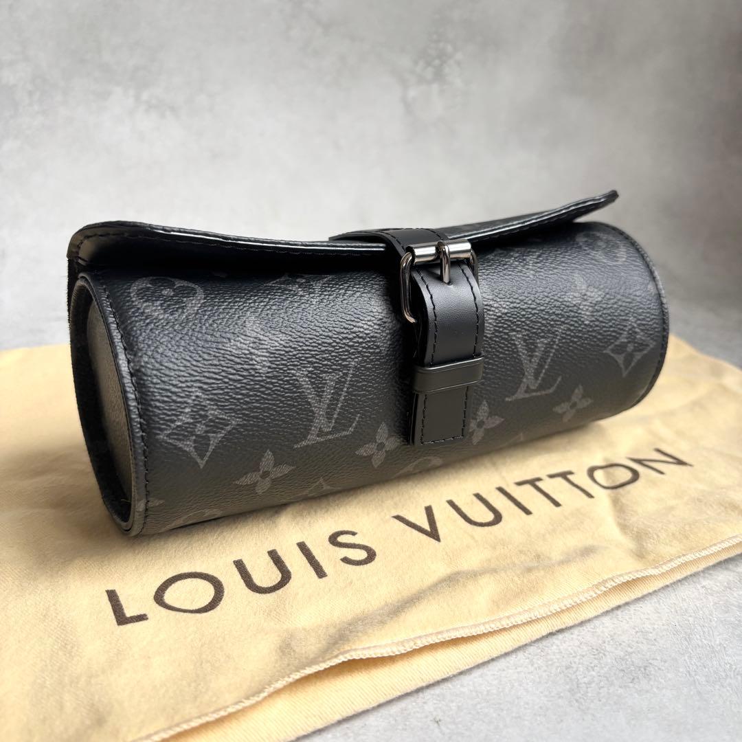美品/現行HP掲載 LOUIS VUITTON エテュイ3モントル 時計ケース