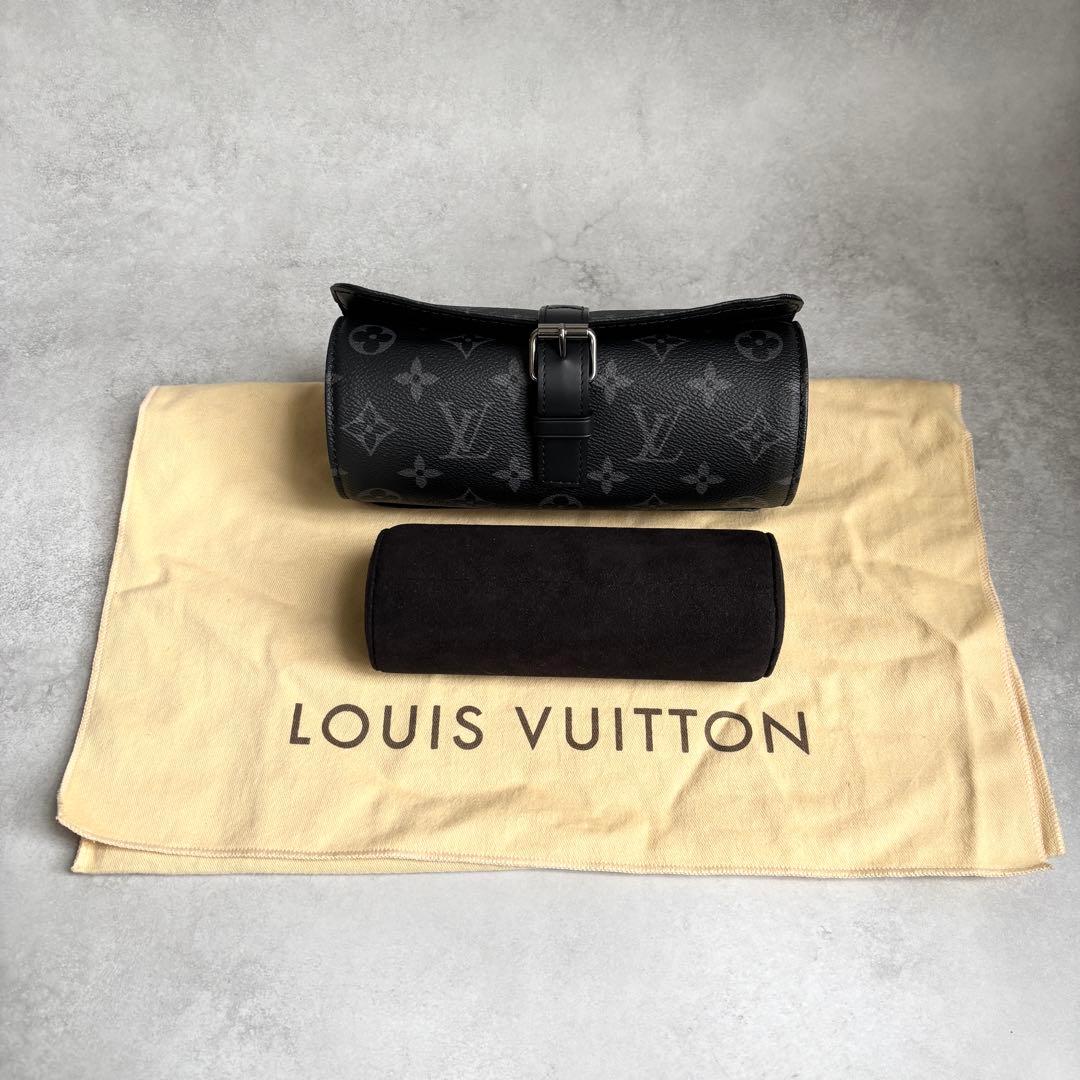 美品/現行HP掲載 LOUIS VUITTON エテュイ3モントル 時計ケース