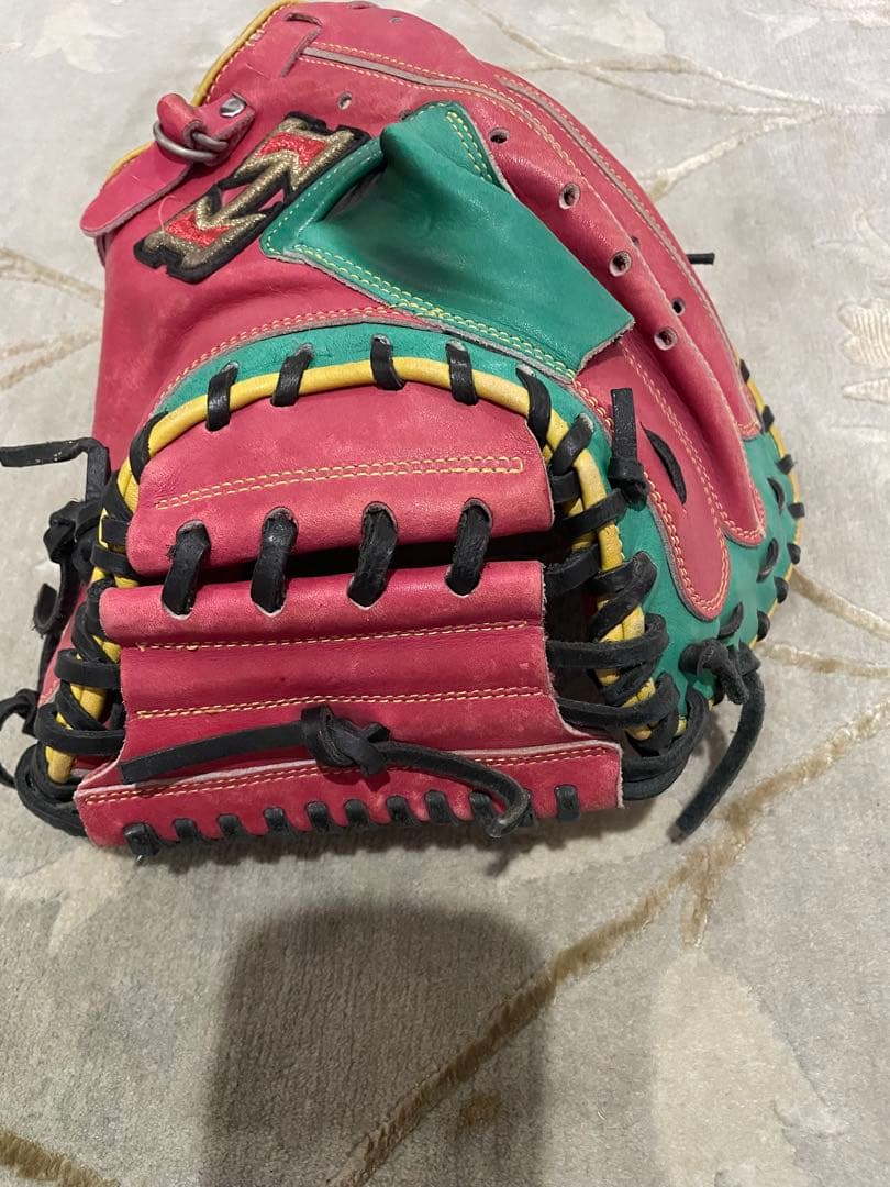 軟式用キャッチャーミット　ハイゴールド