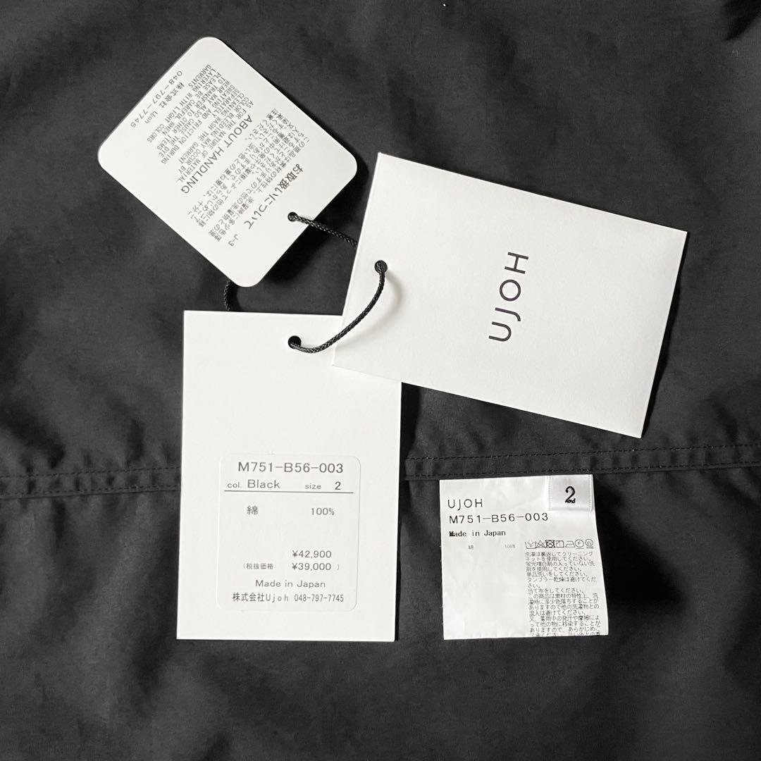 UJHO パネルスリットカジュアルシャツ