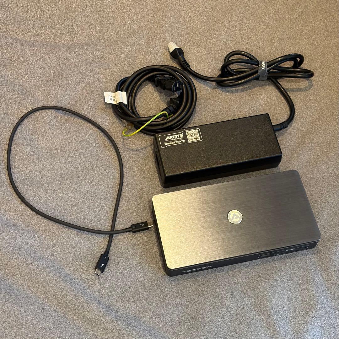 おまけ付・AKiTiO Thunder3 Dock Pro サンダーボルトドック