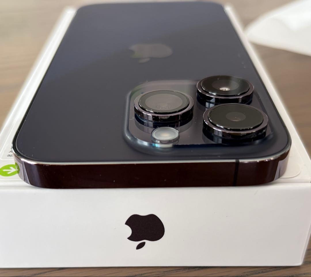 【美品】Apple ⭐︎ iPhone 14 Pro ディープパープル