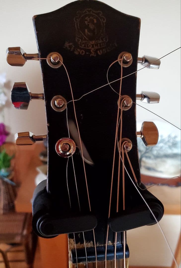 sバイオリン製ピックギターレフティ改造