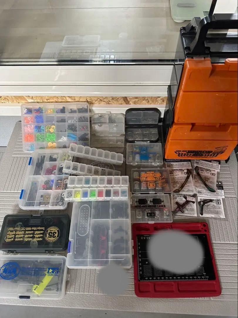 ミニ四駆パーツ収納ボックスセット