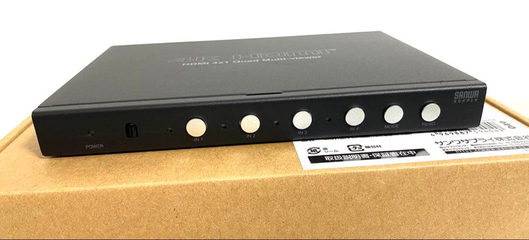 サンワサプライ SW-UHD41MTV HDMI画面分割切替器 4K SANWA