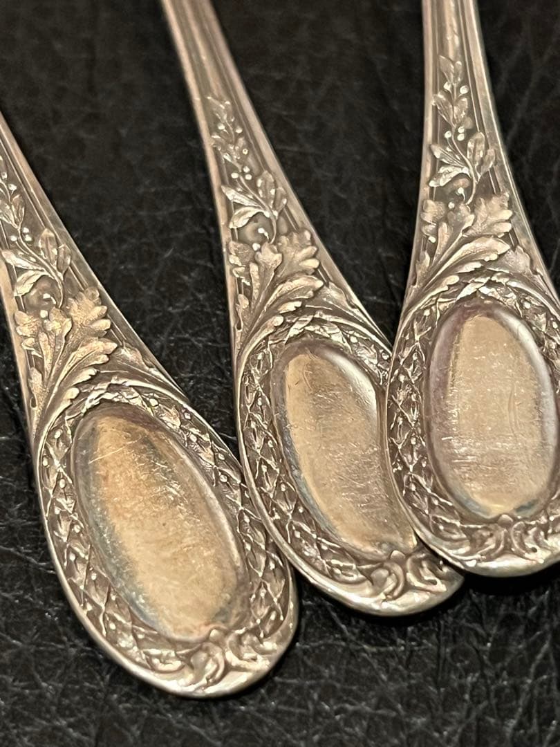 ピュイフォルカ　純銀製　スターリングシルバー　スプーン　セット　アンティーク