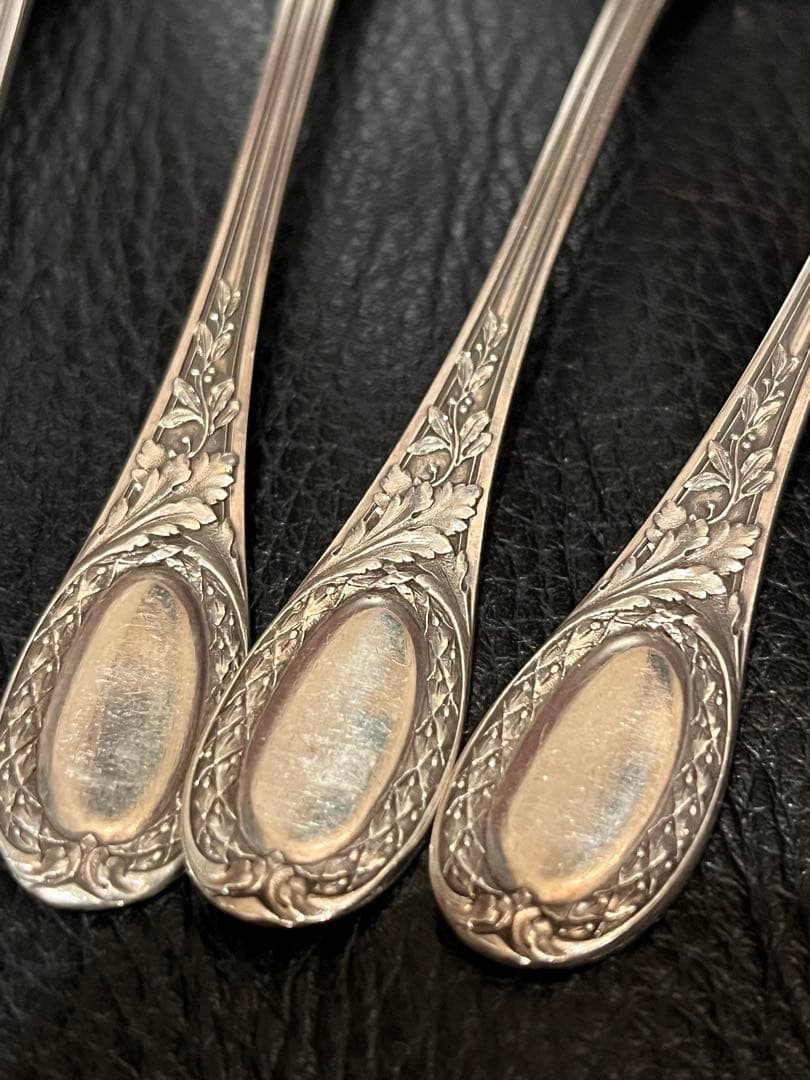 ピュイフォルカ　純銀製　スターリングシルバー　スプーン　セット　アンティーク