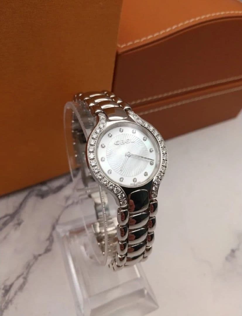 新品仕上済 定価67.1万円 0.619 ct エベル ベルーガ ダイヤ 腕時計