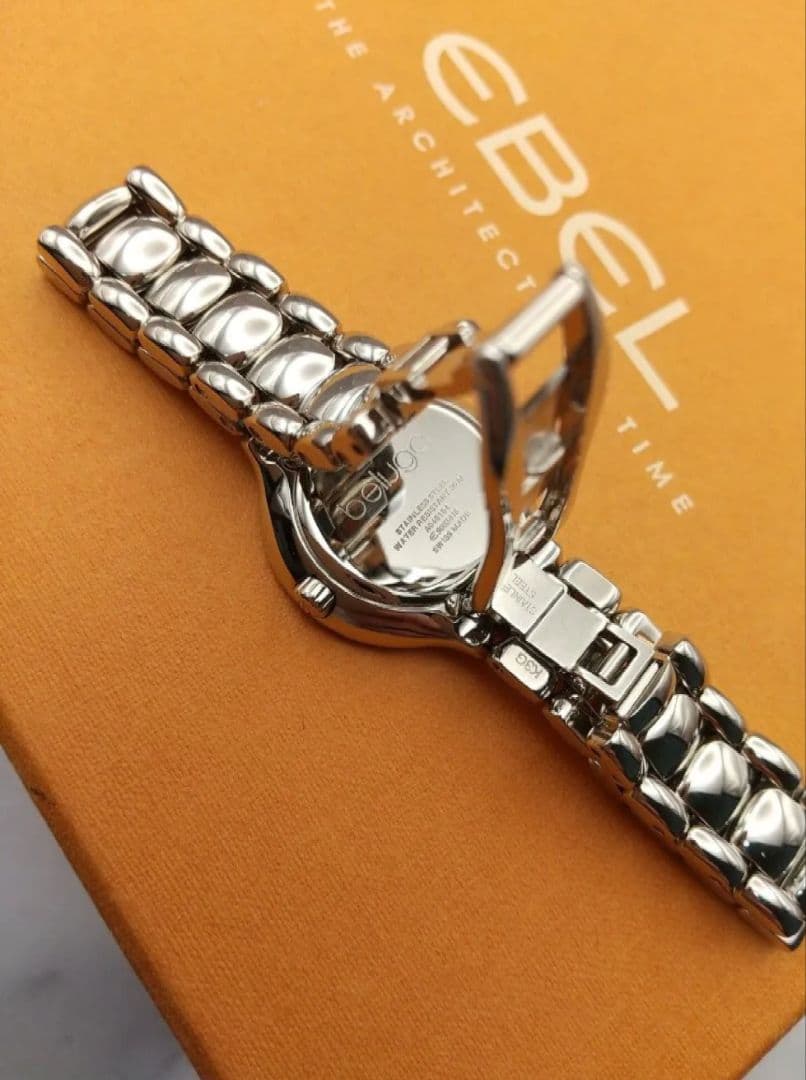 新品仕上済 定価67.1万円 0.619 ct エベル ベルーガ ダイヤ 腕時計