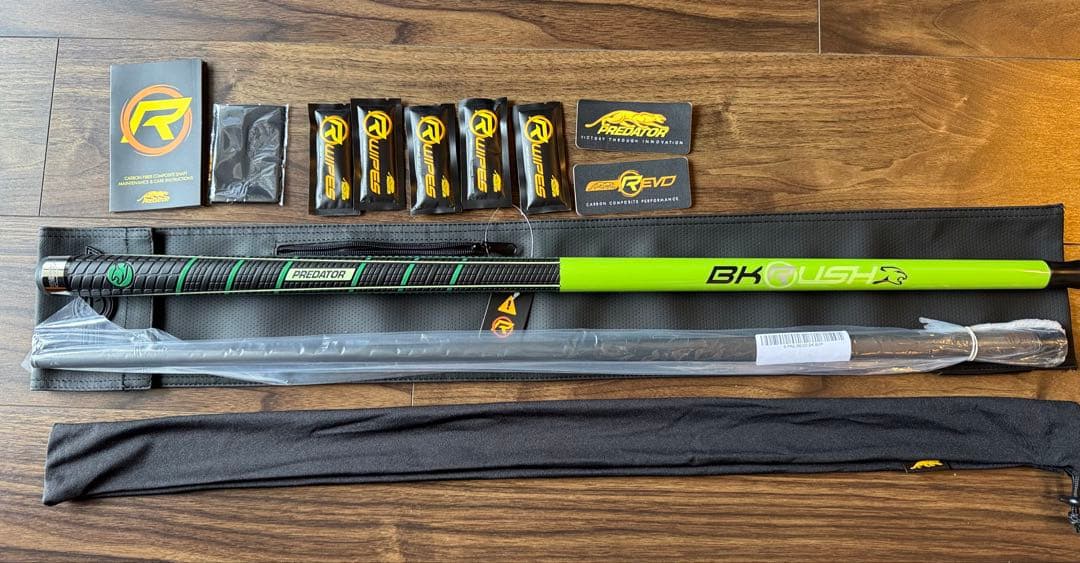 BK RUSH ビリヤードキュー 限定色ネオングリーン