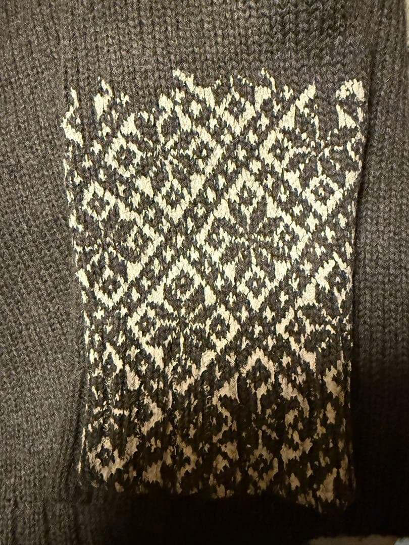 Nahyat wegenk別注n-040 ３Gセーター ダークブラウン