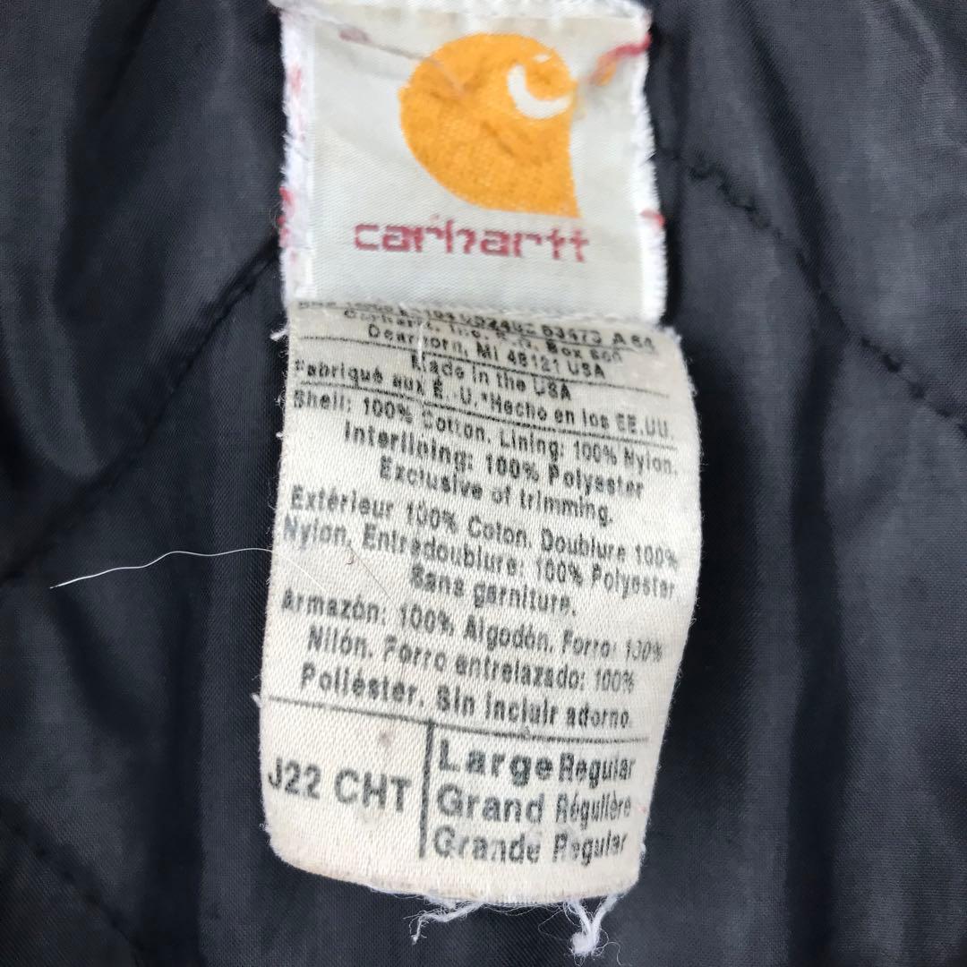 カーハート　トラディショナルジャケット　L　ブラウン　アメリカ製