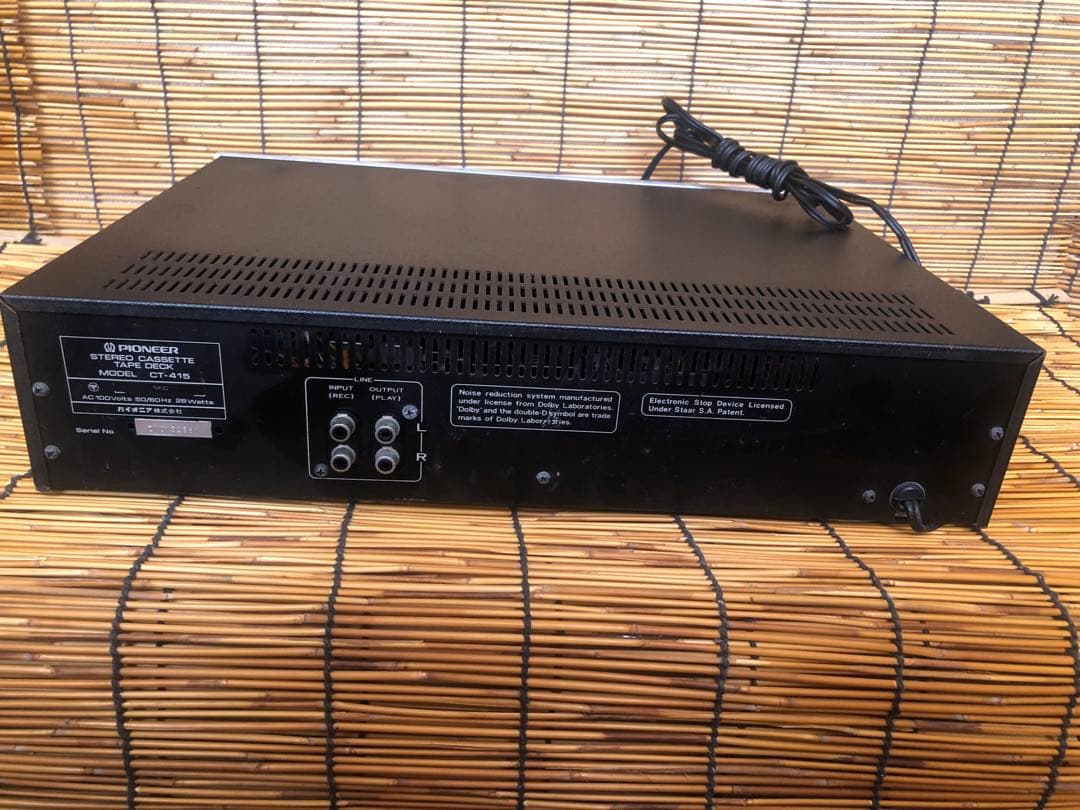 PIONEER CT-415 カセットデッキ
